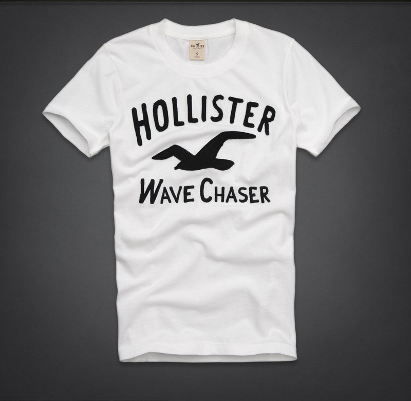 Hollister Hombres De Cuello Redondo Corto Remera HCO3986